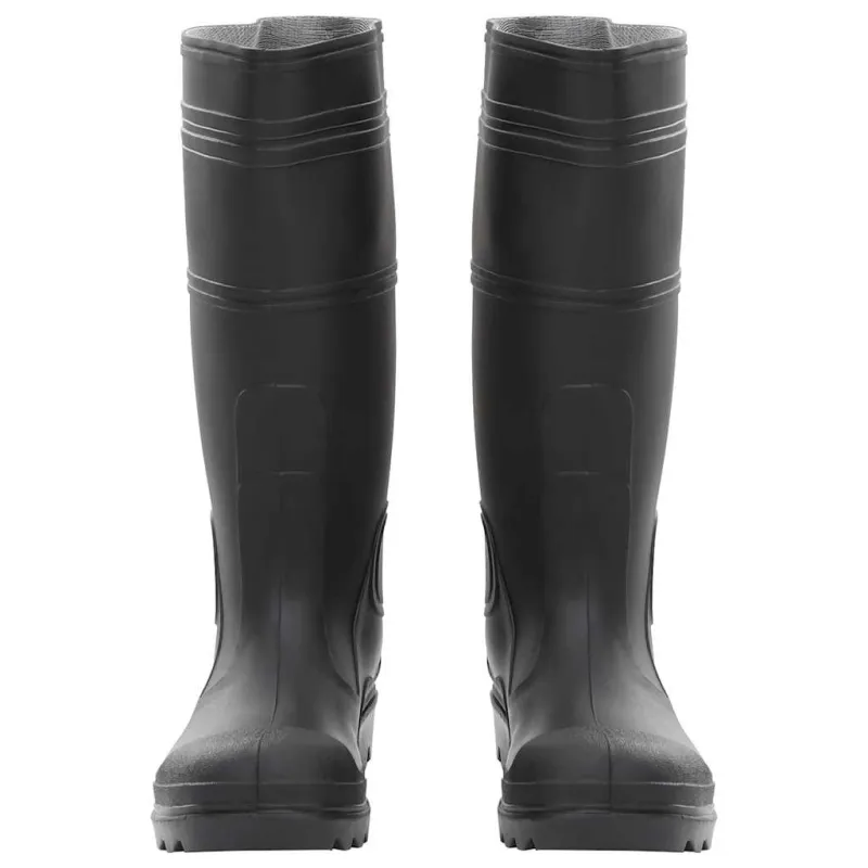 Guminiai batai, juodos spalvos, PVC, 40 dydžio
