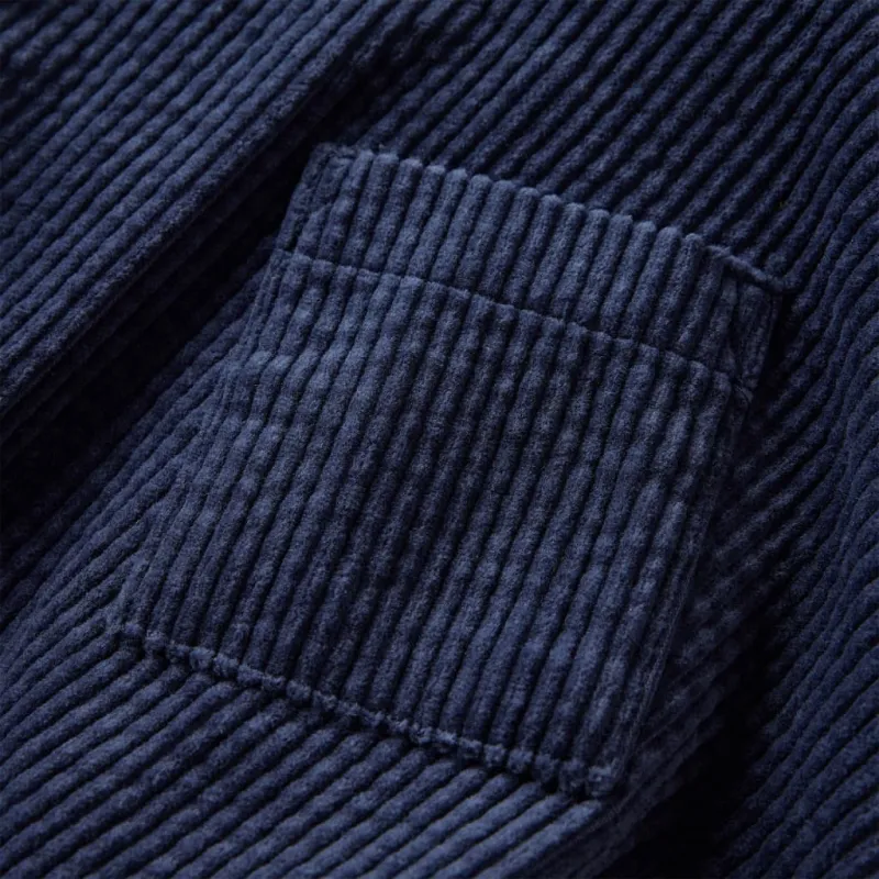 Vaikiškas sijonas su kišenėmis, tamsiai mėlynas, velvetas, 104 dydžio