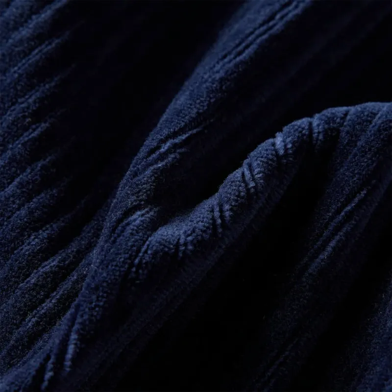 Vaikiškos kelnės, tamsiai mėlynos spalvos, velvetas, 116 dydžio
