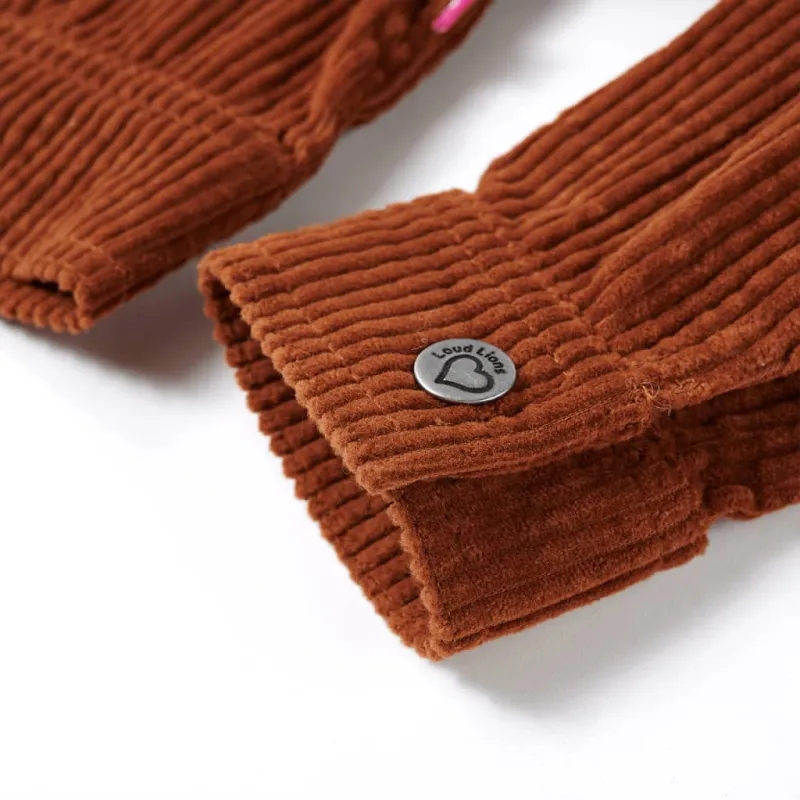Vaikiška striukė, smėlio spalvos, velvetas, 140 dydžio