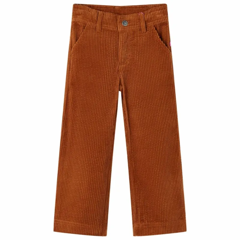 Vaikiškos kelnės, smėlio spalvos, velvetas, 104 dydžio