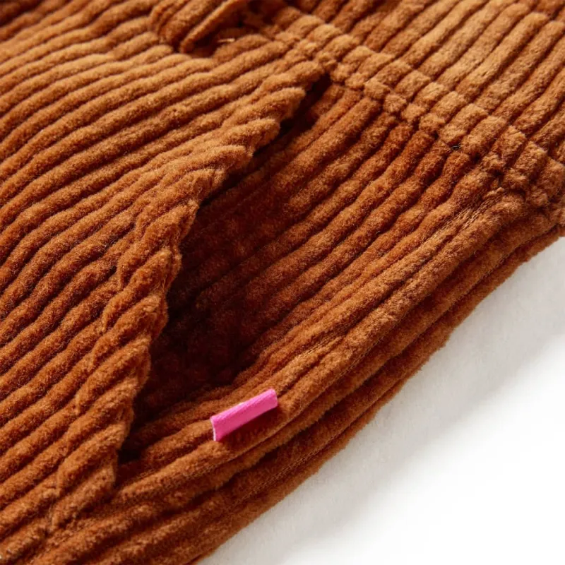 Vaikiškos kelnės, smėlio spalvos, velvetas, 104 dydžio