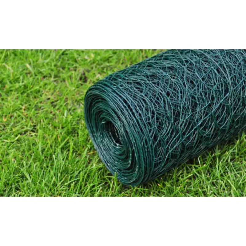Vielos tinklas, žalias, 25x0,5m, dengtas PVC danga