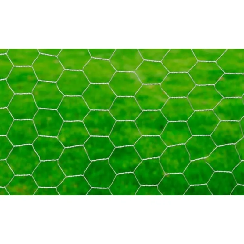 Vielinis tinklas viščiukams, sidabrinis, 25x1m, plienas