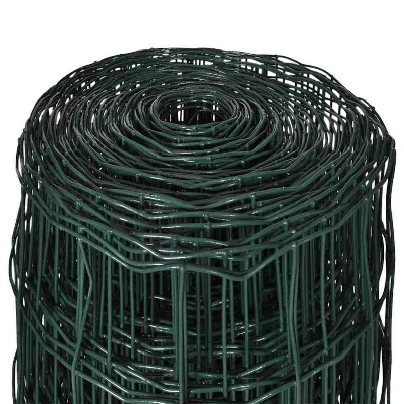 Euro tvoros komplektas, žalias, 25x1,2m, plienas