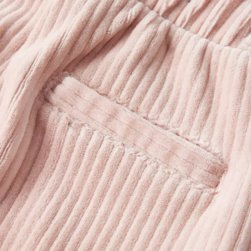 Vaikiškos kelnės, šviesiai rožinės spalvos, velvetas, 104 dydžio
