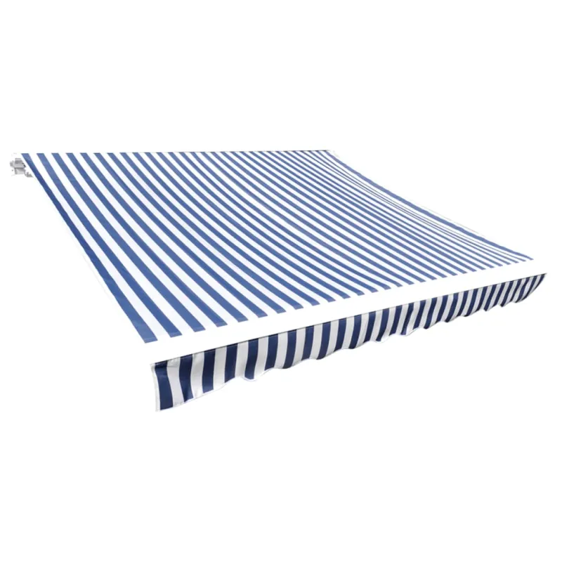 Markizės viršus, mėlyna ir balta, 3x2,5m (rėmas nepridedamas)