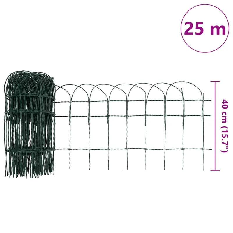 Sodo tvora, 25x0,4 m, milteliniu būdu dengta geležis