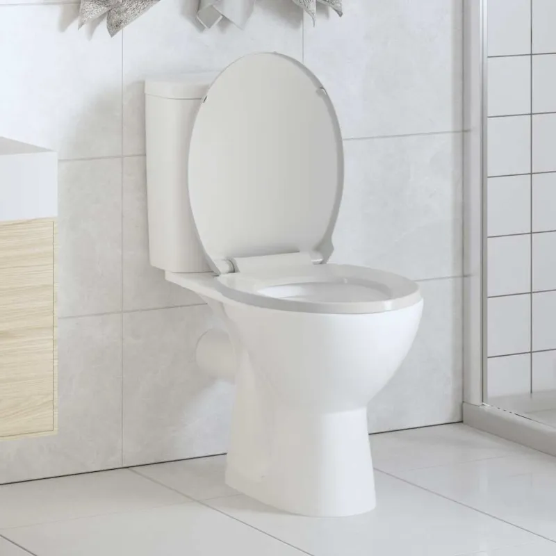Klozeto sėdynė su Soft Close mechanizmu, ovalo formos