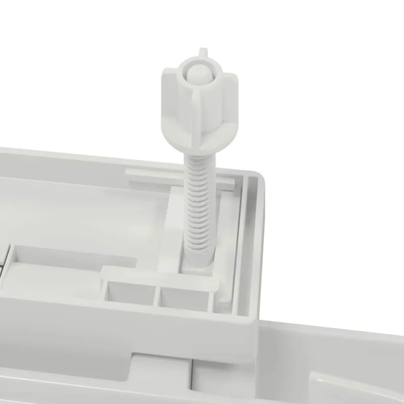 Klozeto sėdynė su Soft Close mechanizmu, balta, ovalo formos