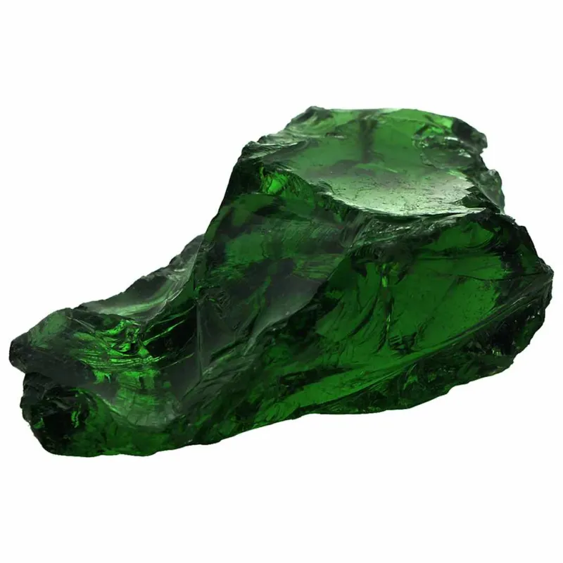 Akmenys gabionui, stiklas, žalia spalva, 60-120 mm, 25 kg