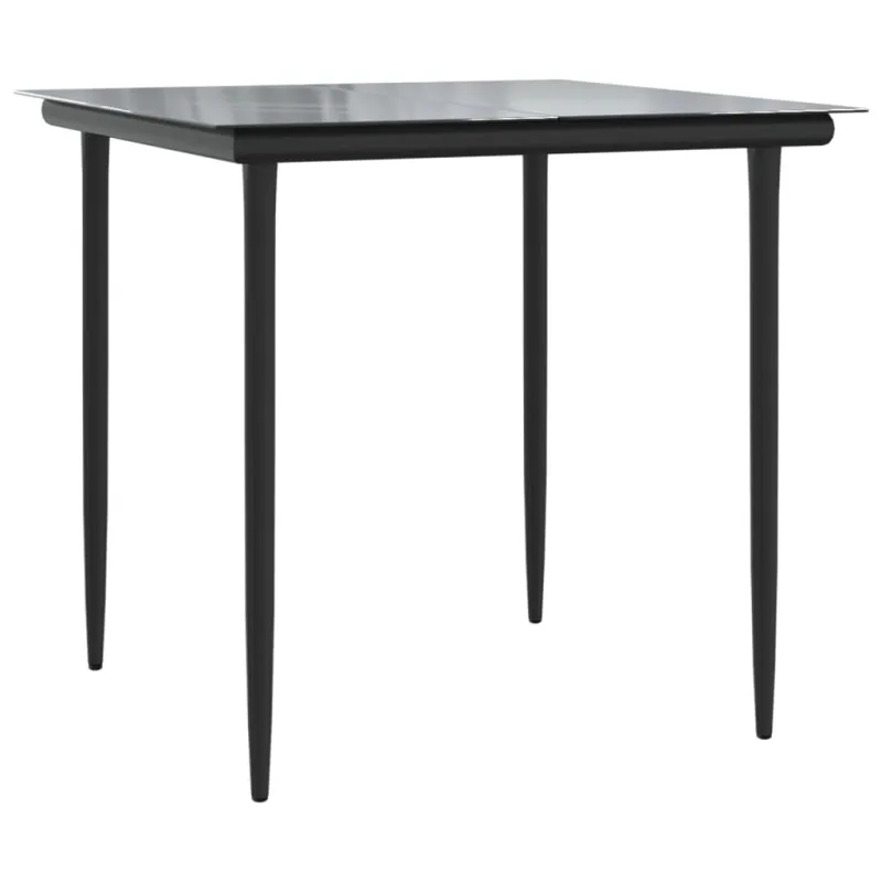 Sodo komplekti, 3 osainen, musta/harmaa, rattan-tyylinen, sis. tyynyt