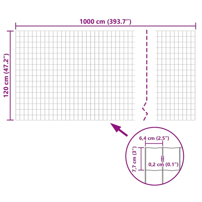 Euro tvora, pilka, 10x1,2m, plienas