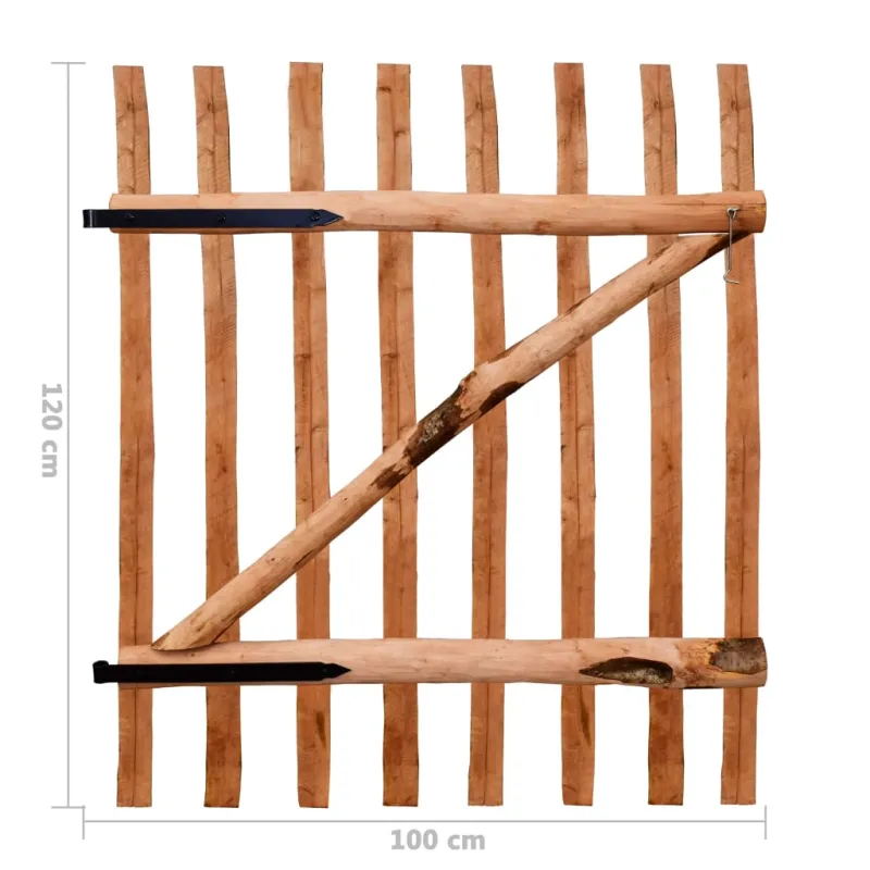 Tvoros vartai, impregnuota lazdyno mediena, 100x120cm