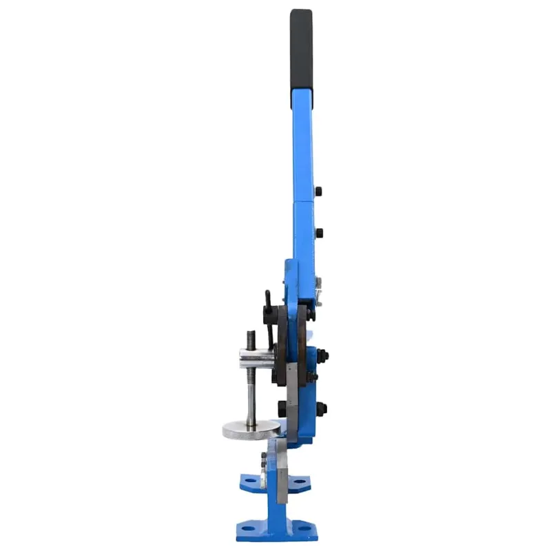 Metalo žirklės su svirtimi, mėlynos spalvos, 125mm