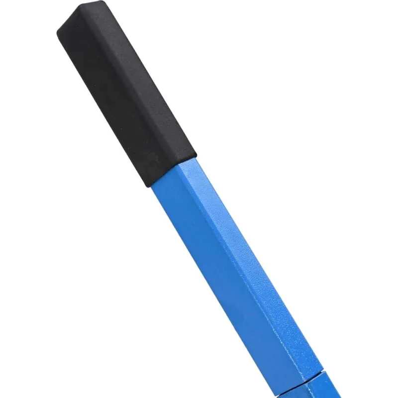 Metalo žirklės su svirtimi, mėlynos spalvos, 125mm