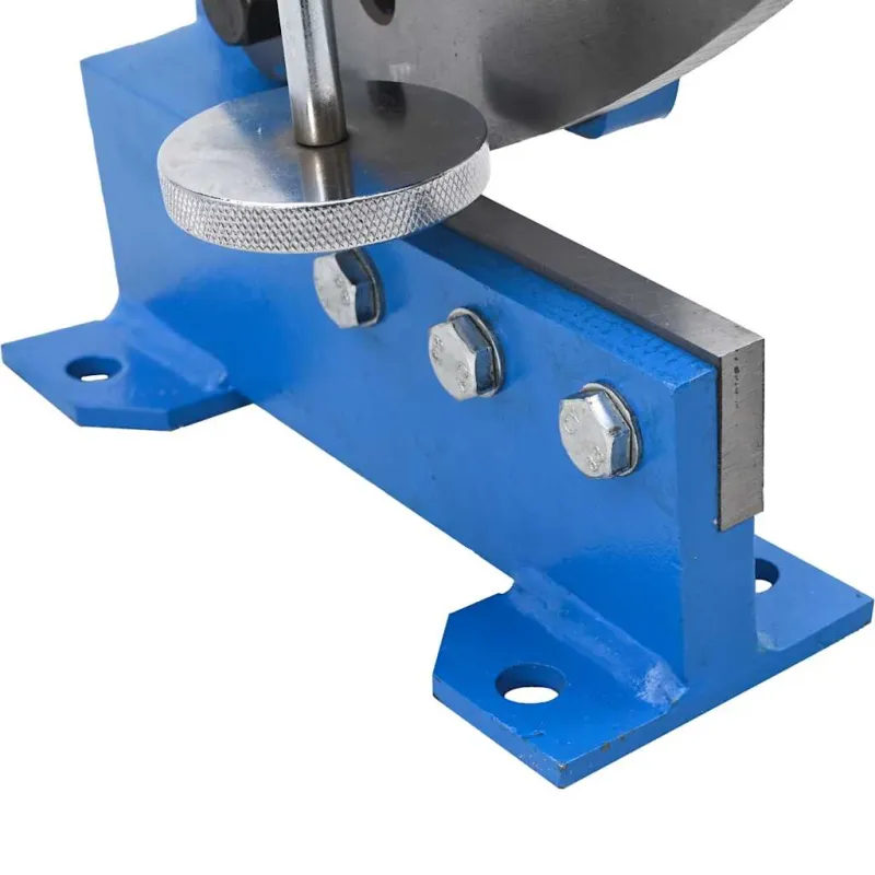 Metalo žirklės su svirtimi, mėlynos spalvos, 125mm