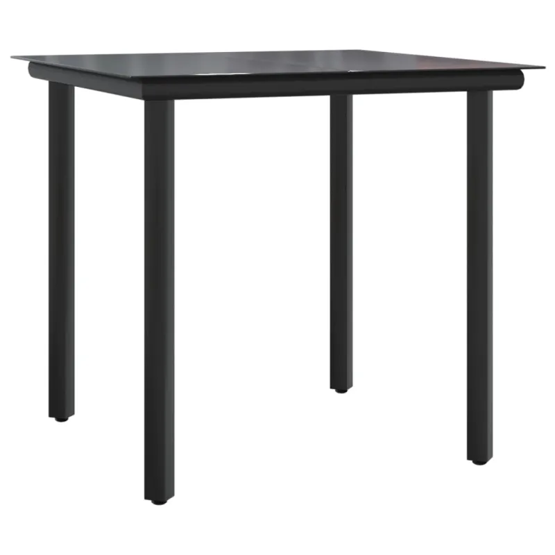 Sodo komplekti, 5 osainen, musta/harmaa, rattan-tyylinen, sis. tyynyt