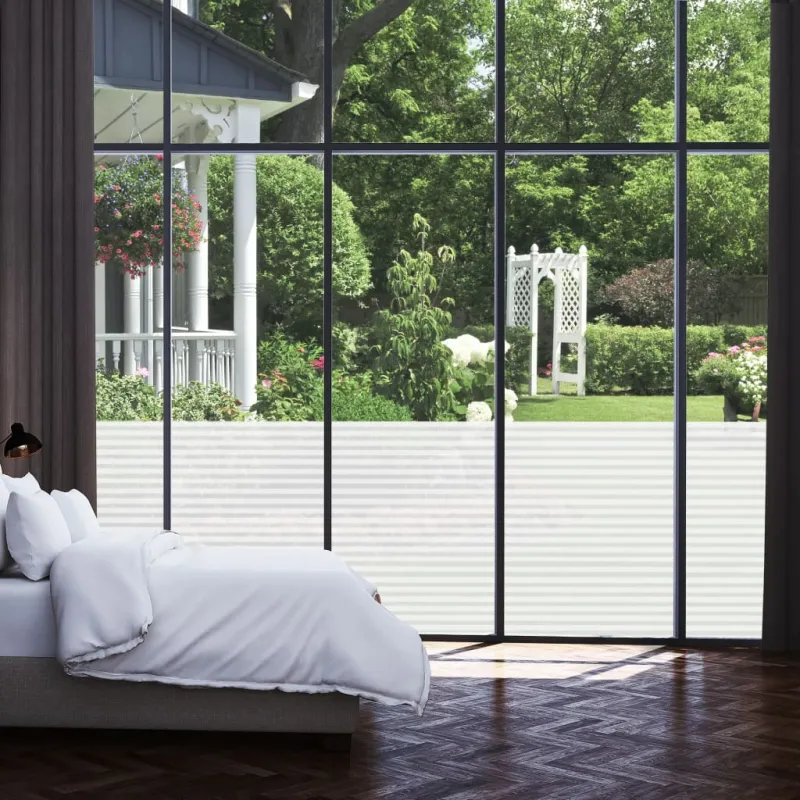 Langų plėvelė, 0,9x20m, PVC, matinė, dryžuota