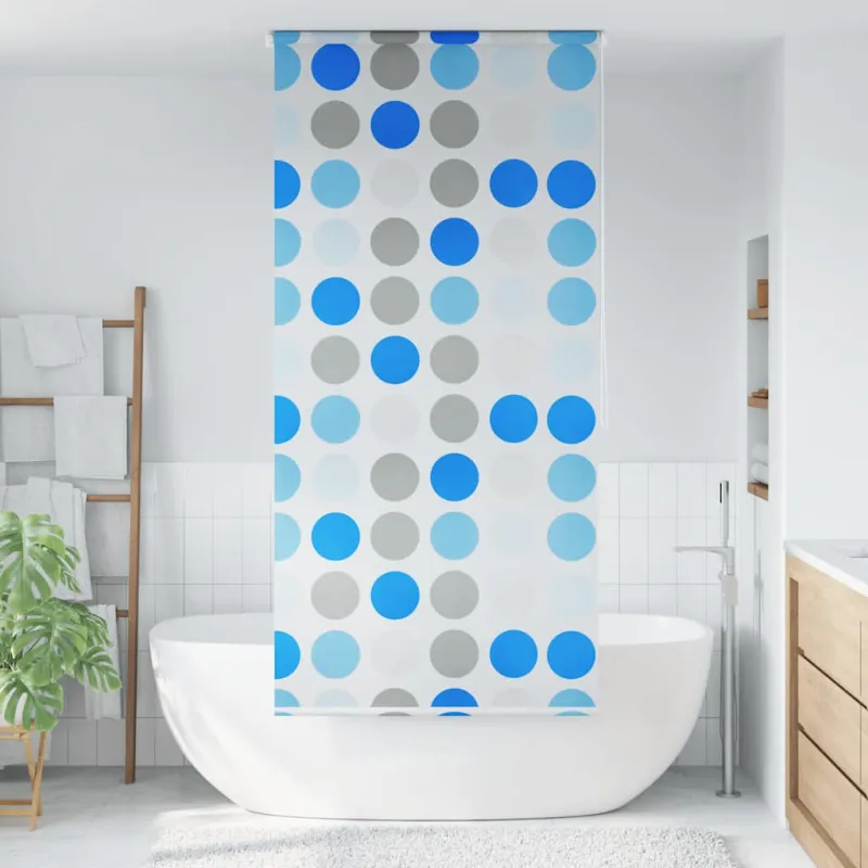 Dušo roletas, 120x240 cm, apskritimų raštas