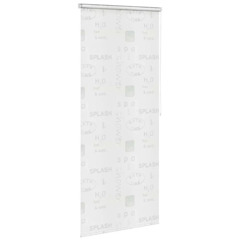 Dušo roletas, 80x240 cm, su užrašais