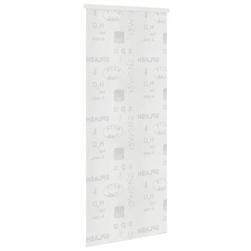 Dušo roletas, 80x240 cm, su užrašais
