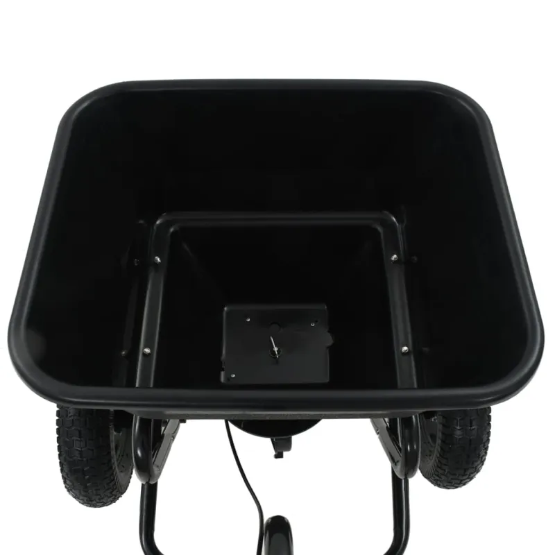 Velkamas druskos barstytuvas, PVC ir plienas, 125x74x79cm, 45l