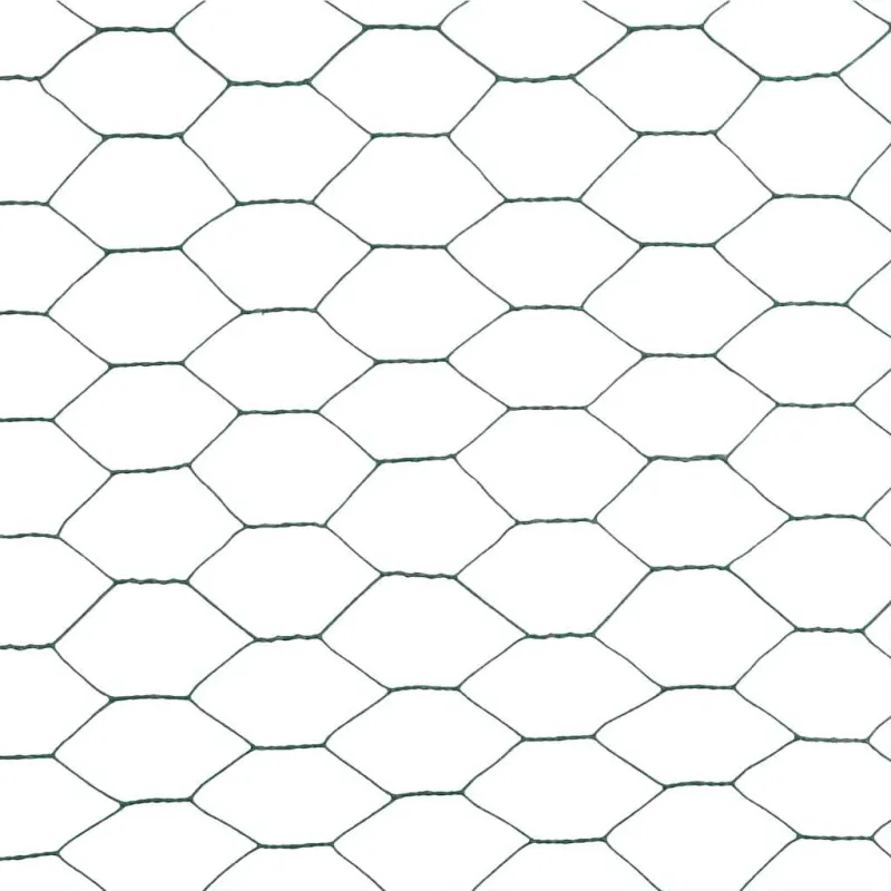 Vielinis tinklas viščiukams su PVC danga, žalias, 25x1,5m