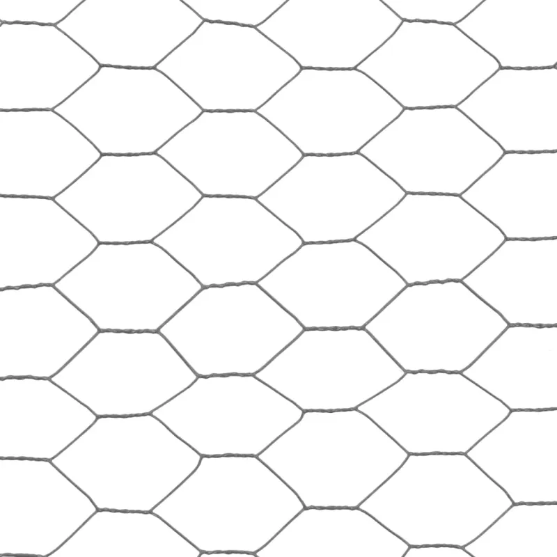 Vielos tinklas su PVC danga, pilkas, 25x1,5m