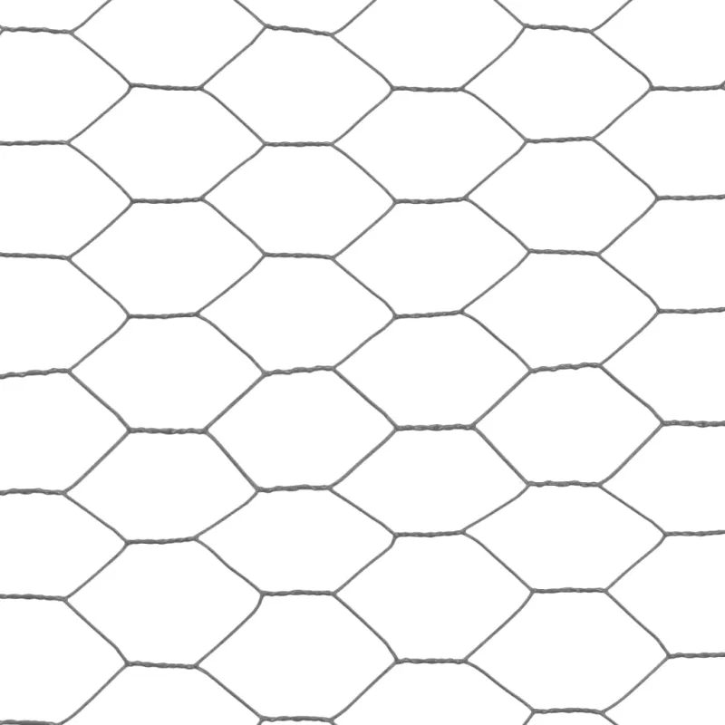 Vielos tinklas su PVC danga, pilkas, 25x1,5m