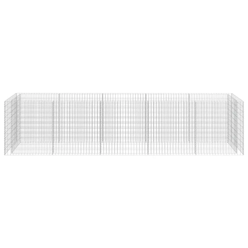 Gabiono vazonas, galvanizuotas plienas, 450x90x100cm, aukštas