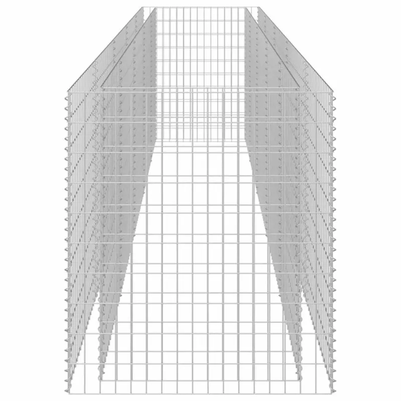 Gabiono vazonas, galvanizuotas plienas, 450x90x100cm, aukštas