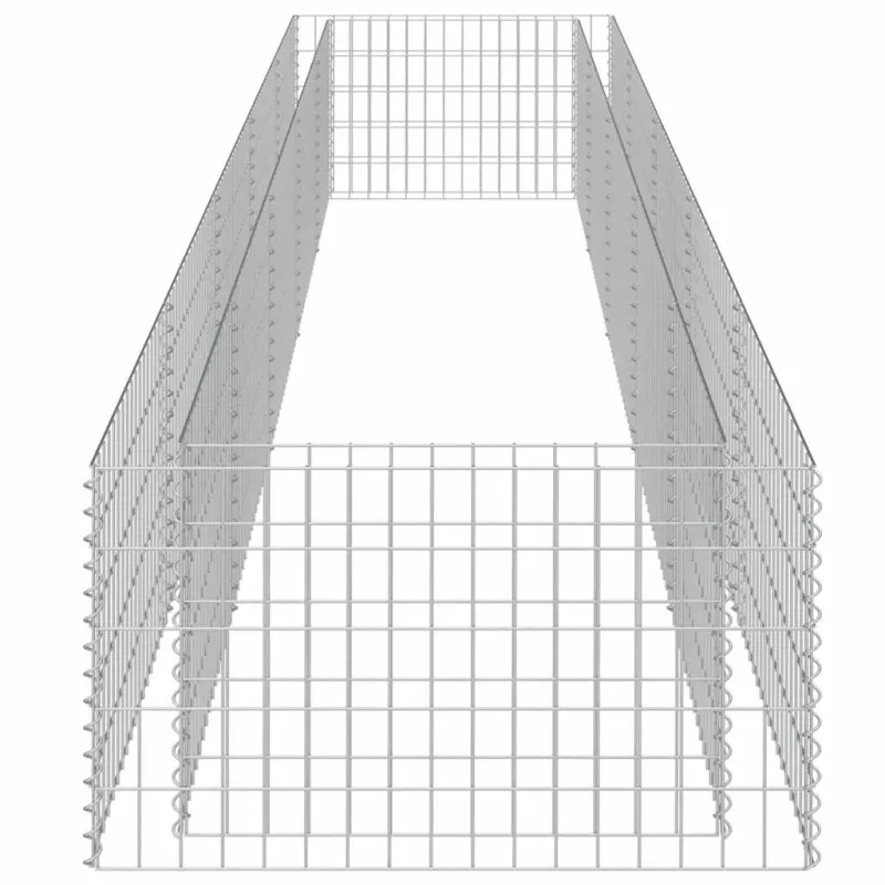 Gabiono vazonas, galvanizuotas plienas, 450x90x50cm, aukštas
