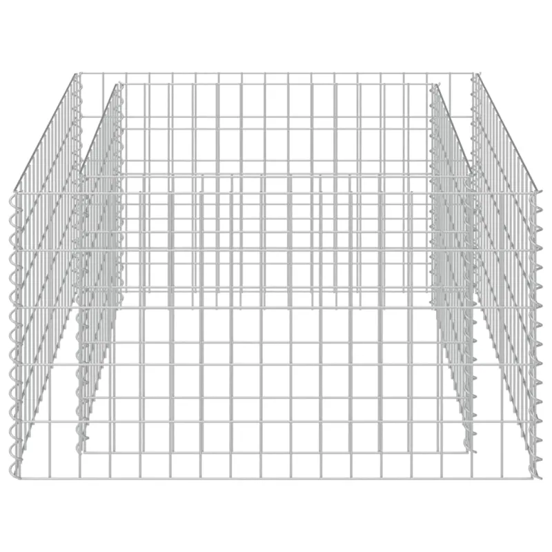 Gabiono vazonas, galvanizuotas plienas, 90x90x50cm, aukštas