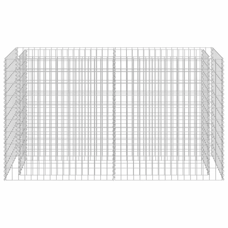 Gabiono vazonas, galvanizuotas plienas, 180x50x100cm, aukštas