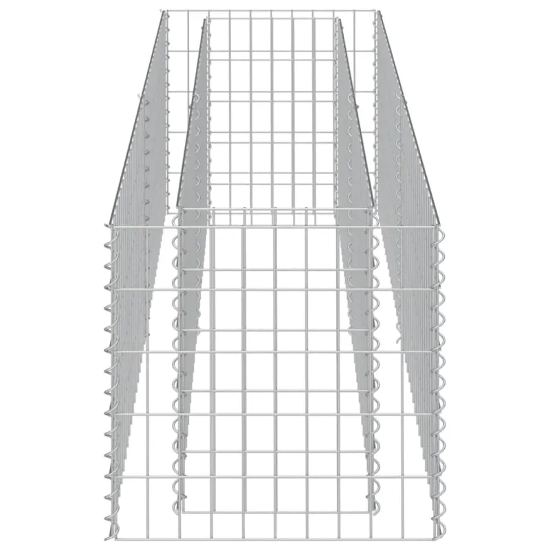 Gabiono vazonas, galvanizuotas plienas, 180x50x50cm, aukštas