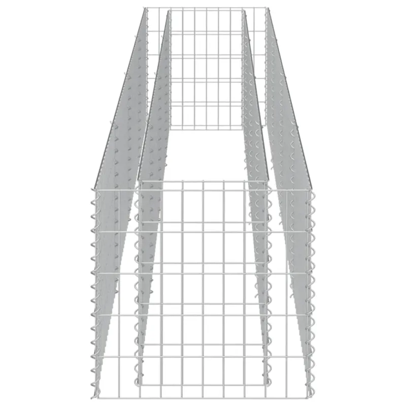 Gabiono vazonas, galvanizuotas plienas, 360x50x50cm, aukštas