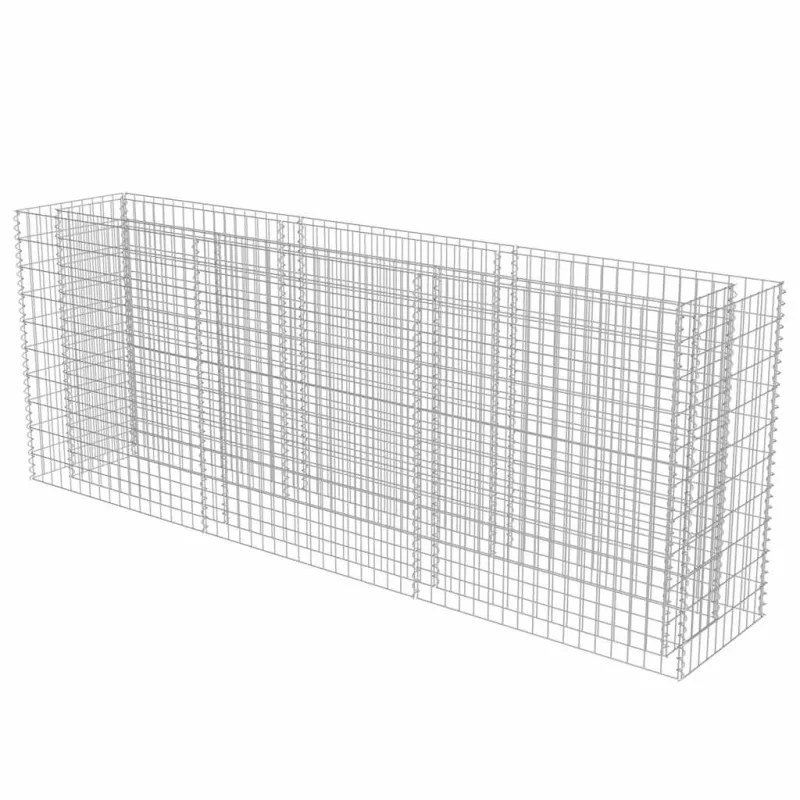Gabiono vazonas, galvanizuotas plienas, 270x50x100cm, aukštas