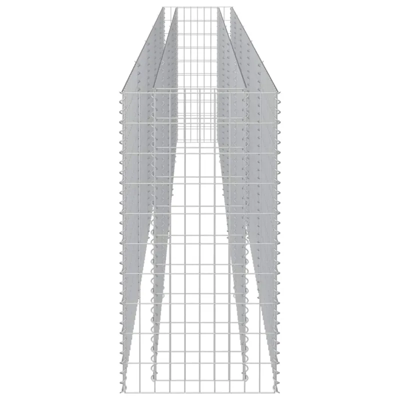 Gabiono vazonas, galvanizuotas plienas, 450x50x100cm, aukštas