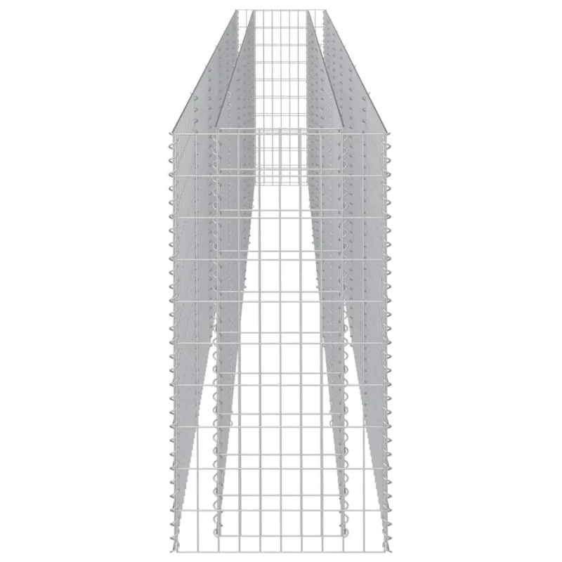 Gabiono vazonas, galvanizuotas plienas, 540x50x100cm, aukštas