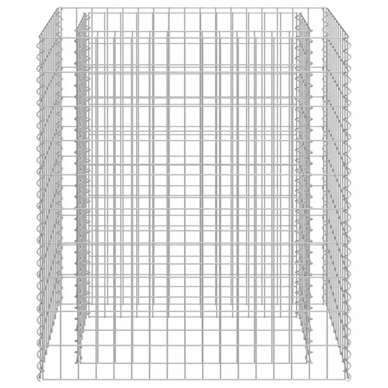 Gabiono vazonas, 90x50x100cm, galvanizuotas plienas, aukštas