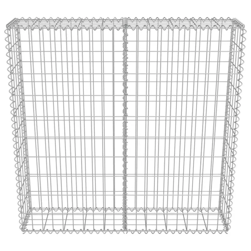 Gabiono siena su dang., galvanizuotas plienas, 100x20x100cm