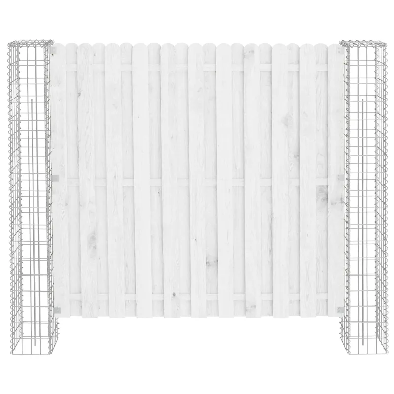 Tvorelės stulpas 2 pcs Sidabro 20 x 20 x 190 cm metalas