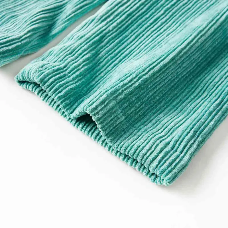 Vaikiškos kelnės, mėtinės žalios spalvos, velvetas, 104 dydžio