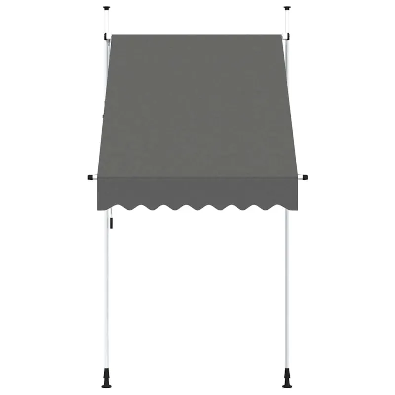 Rankiniu būdu ištraukiama markizė, antracito, 150cm