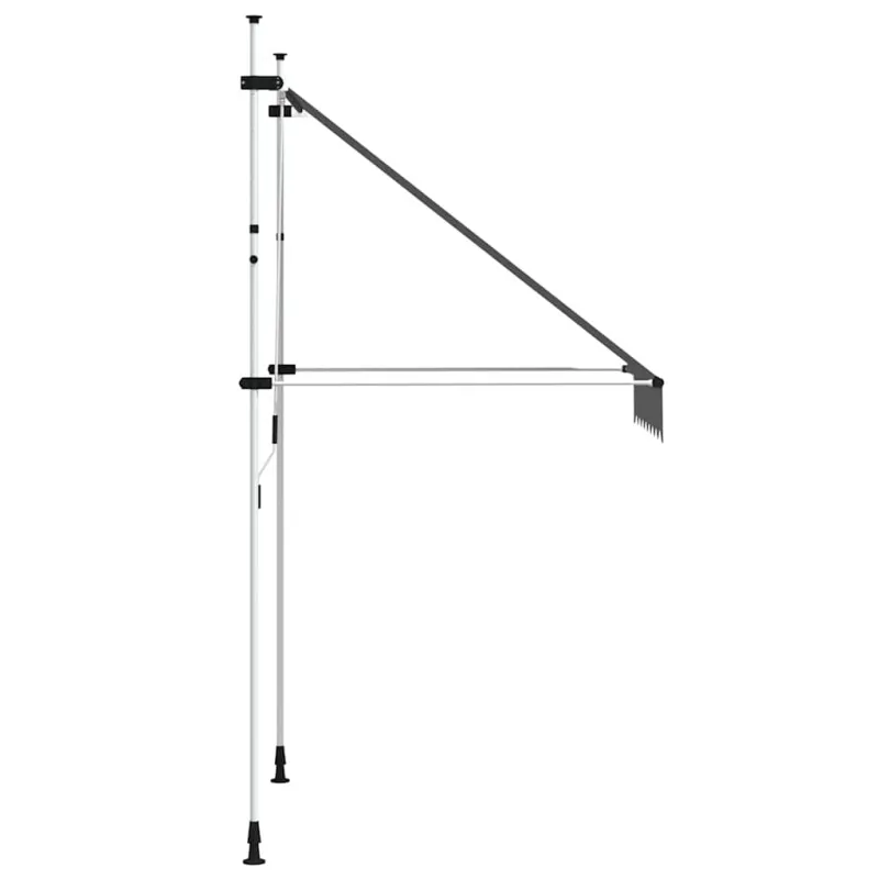 Rankiniu būdu ištraukiama markizė, antracito, 150cm