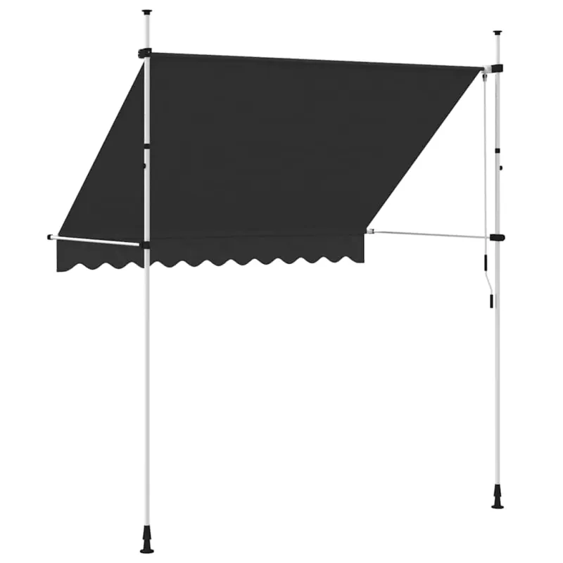 Rankiniu būdu ištraukiama markizė, antracito, 250cm