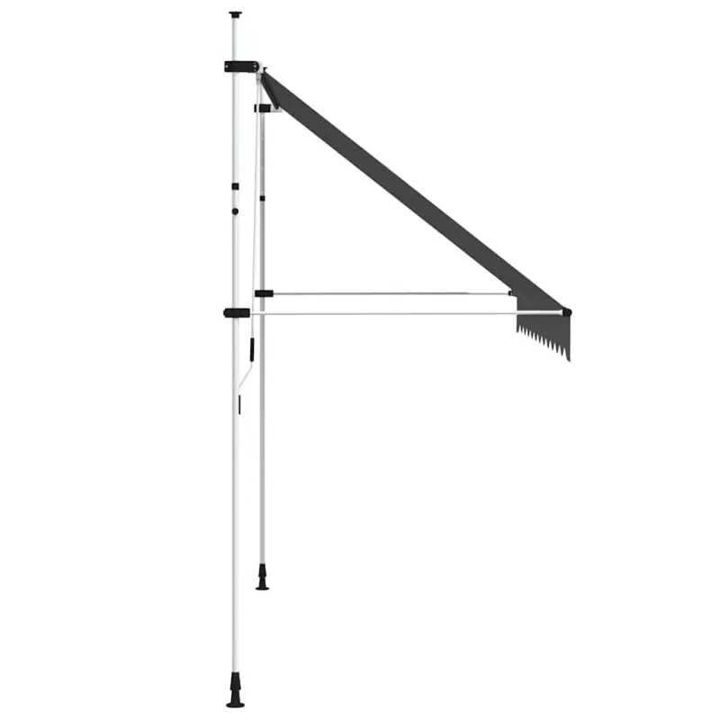 Rankiniu būdu ištraukiama markizė, antracito, 300cm