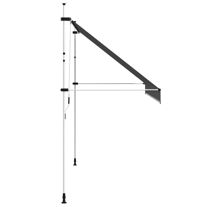 Rankiniu būdu ištraukiama markizė, antracito, 350cm
