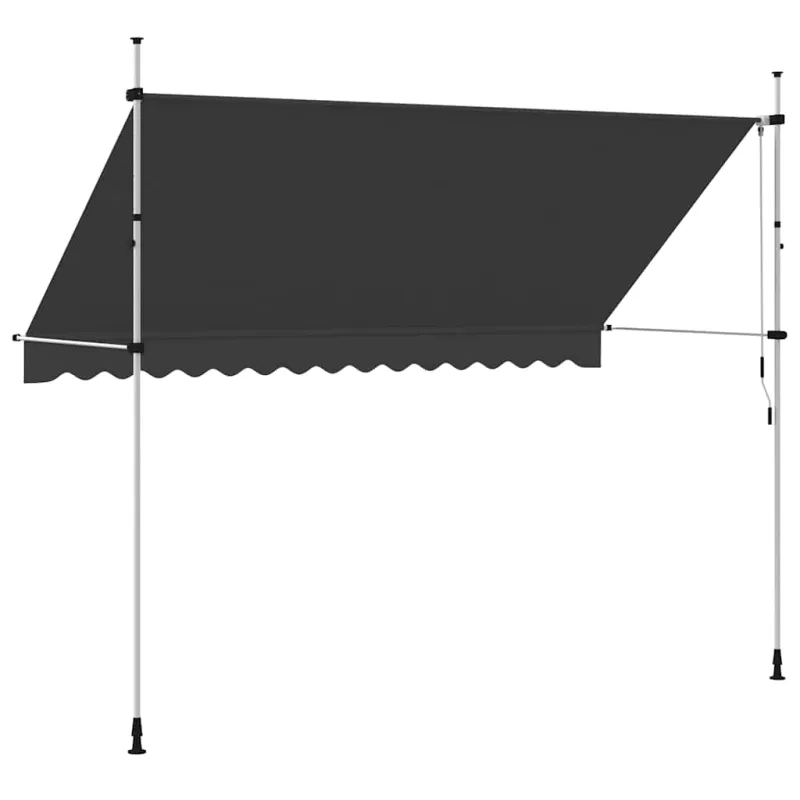 Rankiniu būdu ištraukiama markizė, antracito, 350cm